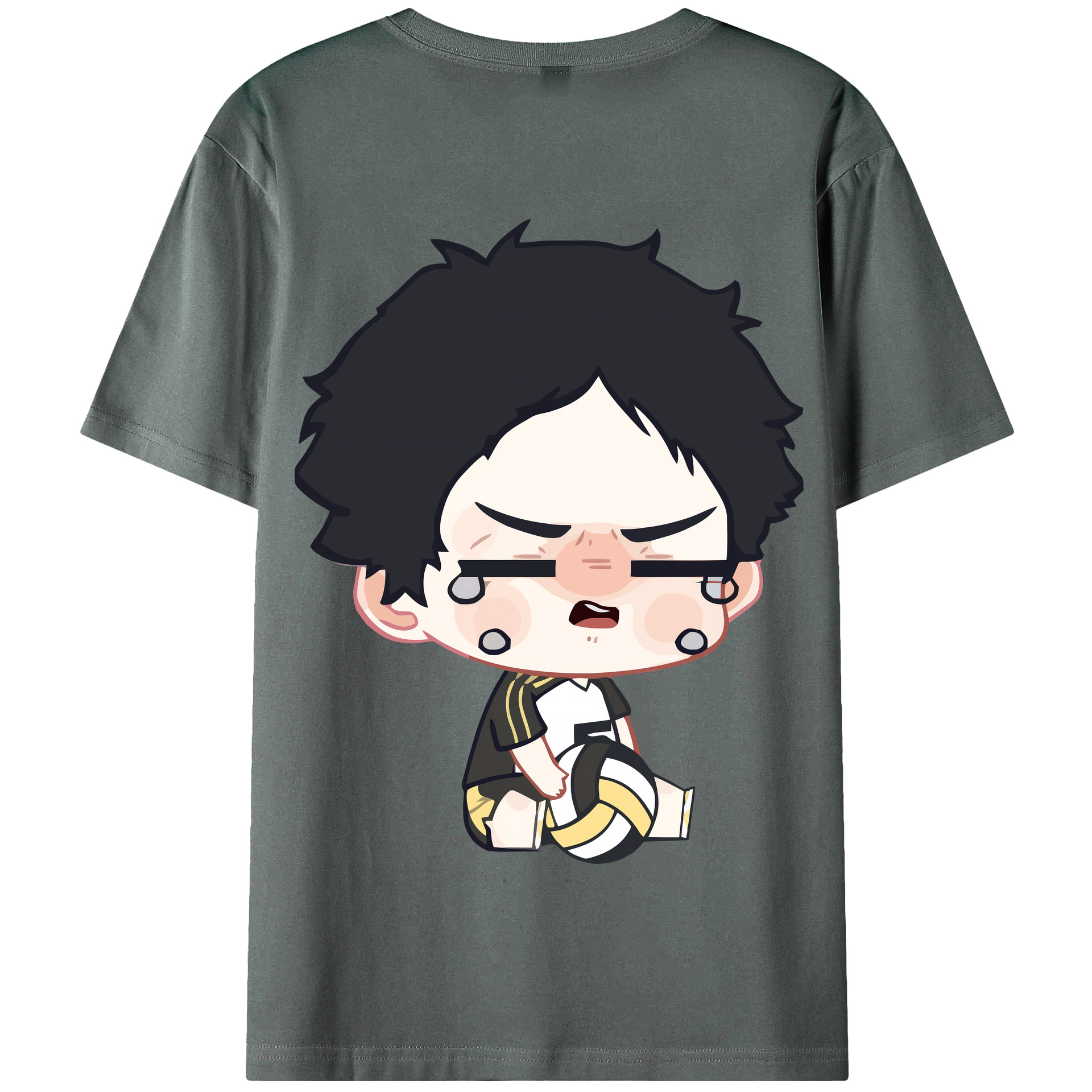 （画像用） ハイキュー!! Haikyu!! 綿100％半袖Tシャツ（背面プリント）